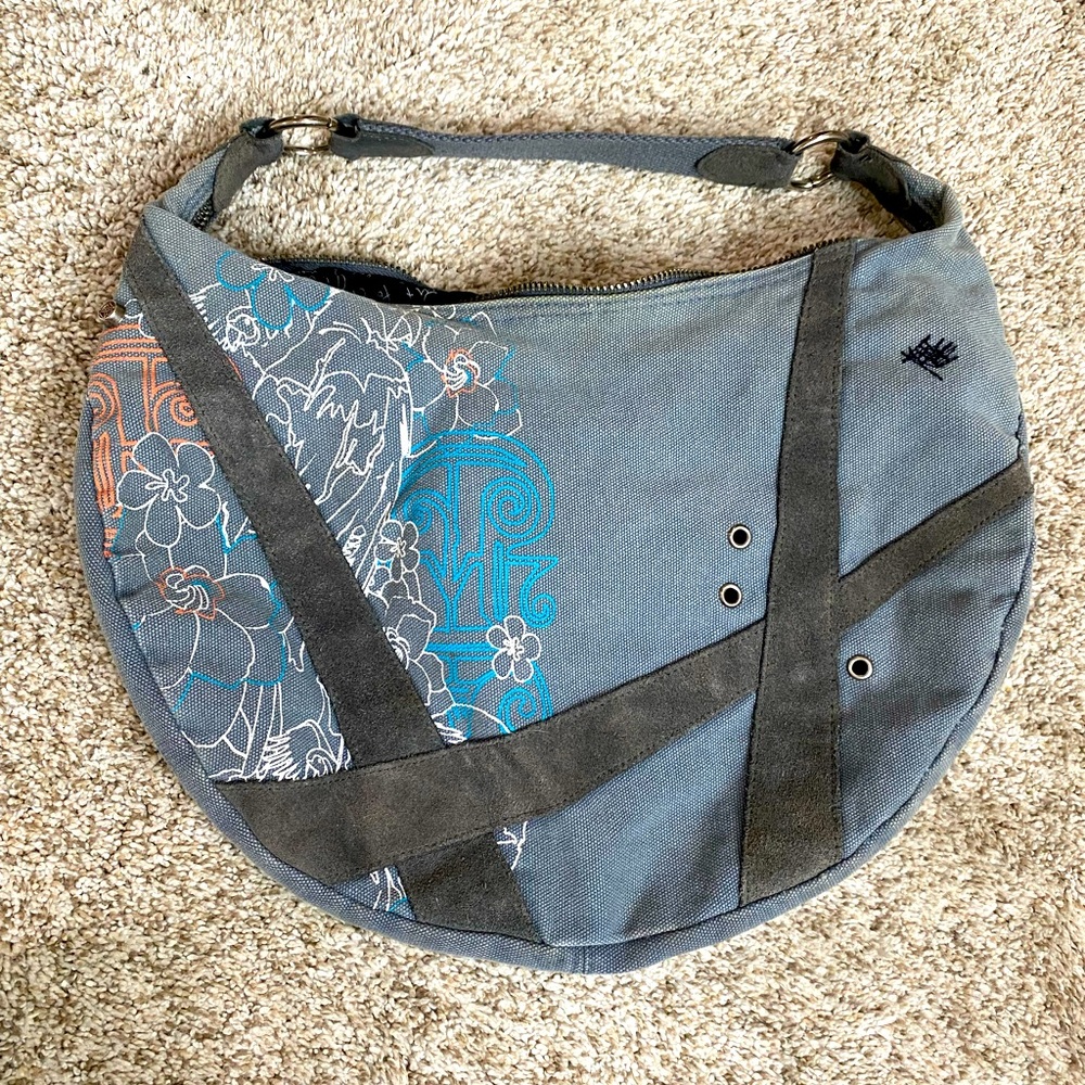 Drifter Canvas & Genuine Suede Purse